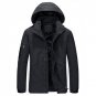 Jackets Men Solid Windproof Waterproof Jacket Coat Men Hooded Bomber Jacket Jaqueta Masculina Casual