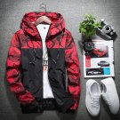 Men Bomber Jacket Thin Slim Long Sleeve Camouflage Military Jackets Hooded 2017 Korean Style Army Br