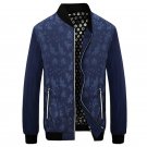 2017 New Arrival Spring Autumn Men\'s Jackets Fashion Print Coats Male Casual Slim Stand Collar Bomb