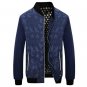 2017 New Arrival Spring Autumn Men\'s Jackets Fashion Print Coats Male Casual Slim Stand Collar Bomb