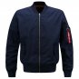 M-6XL 2018 New Bomber Jacket Men MA1 Side Zipper Sleeve Army Military Jackets Coat Stand Collar Wind