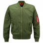 M-6XL 2018 New Bomber Jacket Men MA1 Side Zipper Sleeve Army Military Jackets Coat Stand Collar Wind