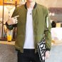 2017 New Spring Autumn Men Jacket Zipper Solid Fashion Mens Jackets and Coats Male Casual Slim Bombe