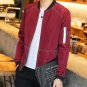 2017 New Spring Autumn Men Jacket Zipper Solid Fashion Mens Jackets and Coats Male Casual Slim Bombe