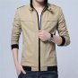 M-4XL 2017 New Bomber Jacket Men Spring Autumn Stand Collar Cotton Washed Jackets Zipper Up Windbrea