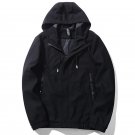 2017 New Bomber Jacket Men Casual Solid Color Pilot Bomber Loose Jacket Coat Fashion Brand Mens Hood