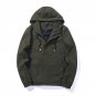 2017 New Bomber Jacket Men Casual Solid Color Pilot Bomber Loose Jacket Coat Fashion Brand Mens Hood