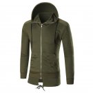 Hoodie Hooded Sweatshirts Men Fashion Outwear Cardigan Hoody Slim Fit Coat Casual Tracksuit Winter A