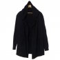 Black Cloak Poncho Hoodie Mens Long Hooded Cardigan High Street Mantle Coat Sweatshirt Wizard Magici