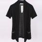 The tide of men\'s thin short sleeved cardigan black jackets on non mainstream Korean summer slim sh