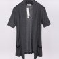 The tide of men\'s thin short sleeved cardigan black jackets on non mainstream Korean summer slim sh