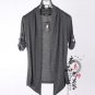 Spring and summer fashion Korean tide Mens Long Sleeved cardigan shawl Japanese men no buckle thin c