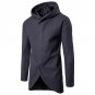 Men Hooded Winter Jacket Coat Casual Outwear Fashion Cardigan Windbreaker Zipper Elegant Overcoat To