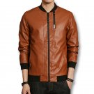 2017 ZhuZunZhe Men PU Leather Zipper Jackets and Coats Cardigans Male Casual Fashion Slim Fit Fitnes