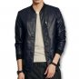 2017 ZhuZunZhe Men PU Leather Zipper Jackets and Coats Cardigans Male Casual Fashion Slim Fit Fitnes