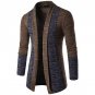 2017 New Fashion Autumn Classic Cuff Hit Colors Men\'s Sweaters High Quality Cardigan Casual Coat Me
