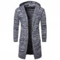 2017 New Thicken Hoodie Sweatshirt Men\'s Autumn Winter Warm Long Cardigan Jacket Men Trendy Cotton