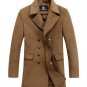 Hot Plus size XXXXL Spring Autumn New 2014 Men\'s Casual Stand Collar Trench coat Men Wool Coat Over