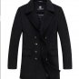 Hot Plus size XXXXL Spring Autumn New 2014 Men\'s Casual Stand Collar Trench coat Men Wool Coat Over