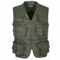 Men Big Size Summer Shooting Waistcoats Brand Multi-Pocket Photographer Reporter Work Vest Tactical 