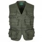 Men Big Size Summer Shooting Waistcoats Brand Multi-Pocket Photographer Reporter Work Vest Tactical 