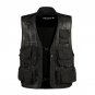 Men Multi-Pocket Mesh Cargo Waistcoat Masculino Fashion Detachable Sleeveless Vest Homme Unloading W