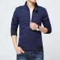 Bomber Jacket Men Brand Clothing Autumn Spring Fashion Slim Fit Cardigan Coat Jacket Men Outerwear M