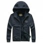 2017 Spring Autumn New Arrival Men Casual Cardigan Long Sleeves Hooded Cotton Sweatshirts Men Casual