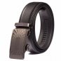 genuine leather ratchet belt for men high quality automatic buckle long belt gothic golden cowboy we