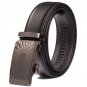 genuine leather ratchet belt for men high quality automatic buckle long belt gothic golden cowboy we