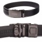 genuine leather ratchet belt for men high quality automatic buckle long belt gothic golden cowboy we