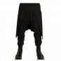 New Arrival Cool Mens Gothic Punk Style Harem Pants Black Hip Hop Wear Skinny Pants Trousers