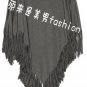 Summer Men\'s T-shirt Tassels Non Mainstream Yuppie Soviet Romantic Cloak Men Stage Loaded Bat Man T