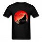 Men Group Customised T Shirts Teenage Black Cloak Classic Collar Punk Fitness T Shirt Man Tops Outfi