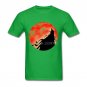 Men Group Customised T Shirts Teenage Black Cloak Classic Collar Punk Fitness T Shirt Man Tops Outfi