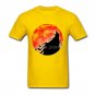 Men Group Customised T Shirts Teenage Black Cloak Classic Collar Punk Fitness T Shirt Man Tops Outfi
