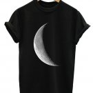 HALF MOON T SHIRT FULL GALAXY SPACE EMO TUMBLR INDIE HIPSTER MEN WOMEN TOP MEN GIRL PLUS SIZE