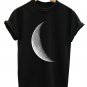 HALF MOON T SHIRT FULL GALAXY SPACE EMO TUMBLR INDIE HIPSTER MEN WOMEN TOP MEN GIRL PLUS SIZE