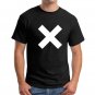 X Punk Rock Band Tshirt Coexist Cross Indie Crooks Logo Short Sleeve O-Neck Cotton T-Shirts Men Stre