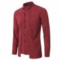 2017 New Design Cotton Pure Color White Business Formal Dress Shirts Casual Evening Party Men Fashio