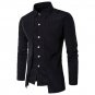 2017 New Design Cotton Pure Color White Business Formal Dress Shirts Casual Evening Party Men Fashio
