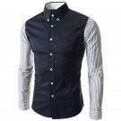 Luxury Cotton Dress Shirts High Quality Mens Buttons Down Casual Shirt Men Slim Fit Social Shirts Ma