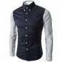 Luxury Cotton Dress Shirts High Quality Mens Buttons Down Casual Shirt Men Slim Fit Social Shirts Ma