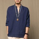 Brand Cotton Linen Men\'s Shirts Long Sleeve Male Casual Shirts Leisure shirt for man camisa masculi