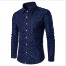 Autumn Spring New Fashion Men Brand Clothing Slim Fit Social Casual Shirts For Man Male Long Sleeve 