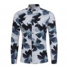 2017 New Autumn Spring Men Fashion Floral Long Sleeve Shirt Plus Size Casual Multi Colors Mens Dress
