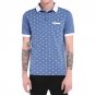 2017 New Arrival Polka Dot Print Shirt Men Fashion Turn Down Collar Short Sleeve Summer Tops Tees S