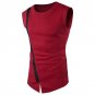 Mens Sleeveless O Neck Top Gyms-Clothing Bodybuilding Tank Top Men Sporting T-Shirt For Men Brand-cl