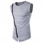 Mens Sleeveless O Neck Top Gyms-Clothing Bodybuilding Tank Top Men Sporting T-Shirt For Men Brand-cl