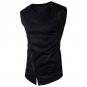 Mens Sleeveless O Neck Top Gyms-Clothing Bodybuilding Tank Top Men Sporting T-Shirt For Men Brand-cl
